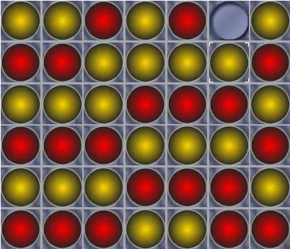 Connect Four winning position